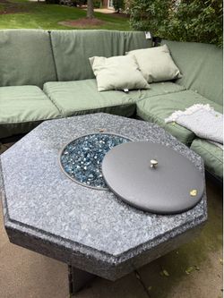 Outdoor table fire