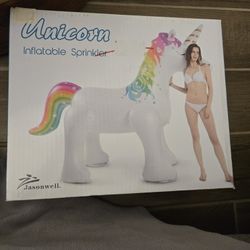 Inflatable Giant Unicorn Sprinkler 
