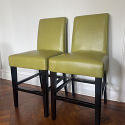 Green Counter Height Dining Chairs