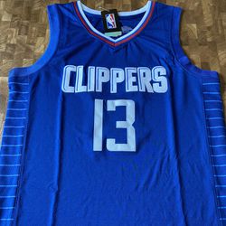 Clippers adult sizes jersey
