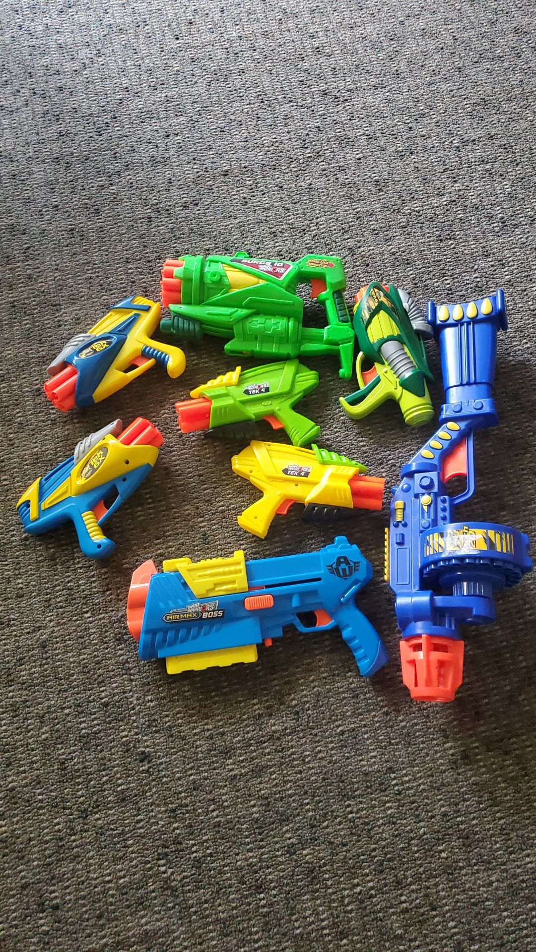 Bunch of nerf guns