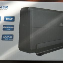 New, sealed Rosewill USB3 aluminum enclosure for 3.5" SATA drives