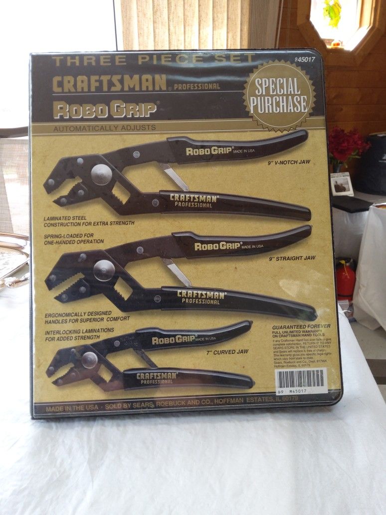 Craftsman Robo Grip 3 Piece Set