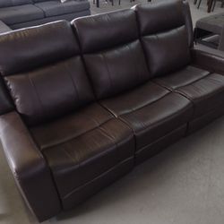 Brown Sofa Recliner 