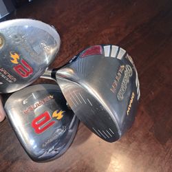 Men’s Taylormade Burner Driver, 3-wood, 4-wood Set!!
