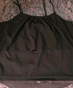 Black Spaghetti Strap Cami Top