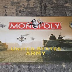 Monopoly United States Army Edition (2002) Perfect Box Brand New Factory Sealed!