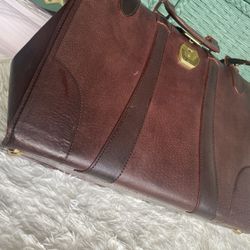A Large Vintage Leather Bag