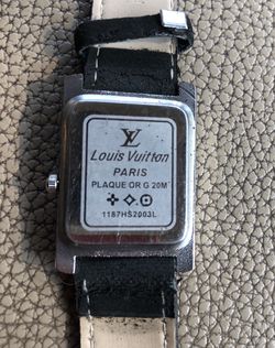 Louis Vuitton Paris Plaque G20m Watch