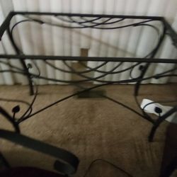 Glass Dining Table With 4 Chairs 