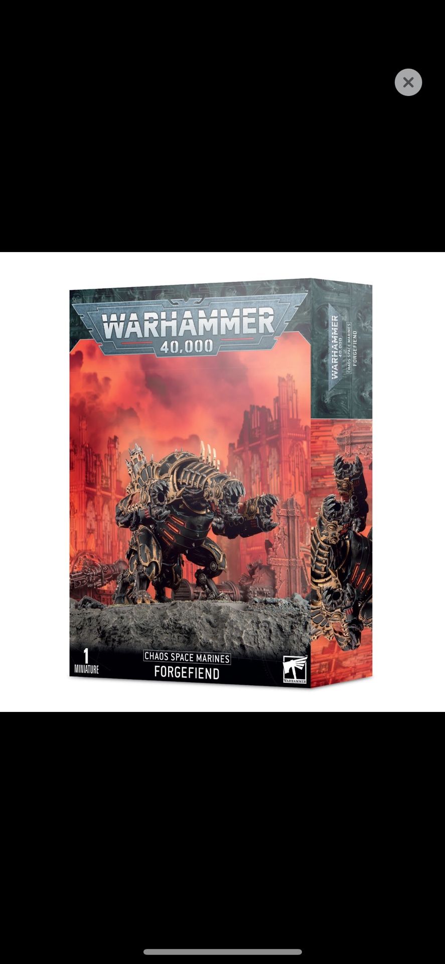 Forgefiend Chaos Space Marines 40K Warhammer