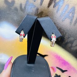 14k Mini Huggies Hoops 