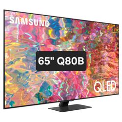 SAMSUNG 65" INCH QLED 4K SMART TV Q80B ACCESSORIES INCLUDED 