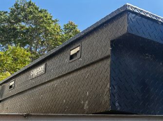 Husky Black Diamond Plate Truck Tool Box
