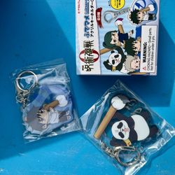 Jujutsu Kaisen Key Chains Mystery Boxes - Qty 16 Per Box