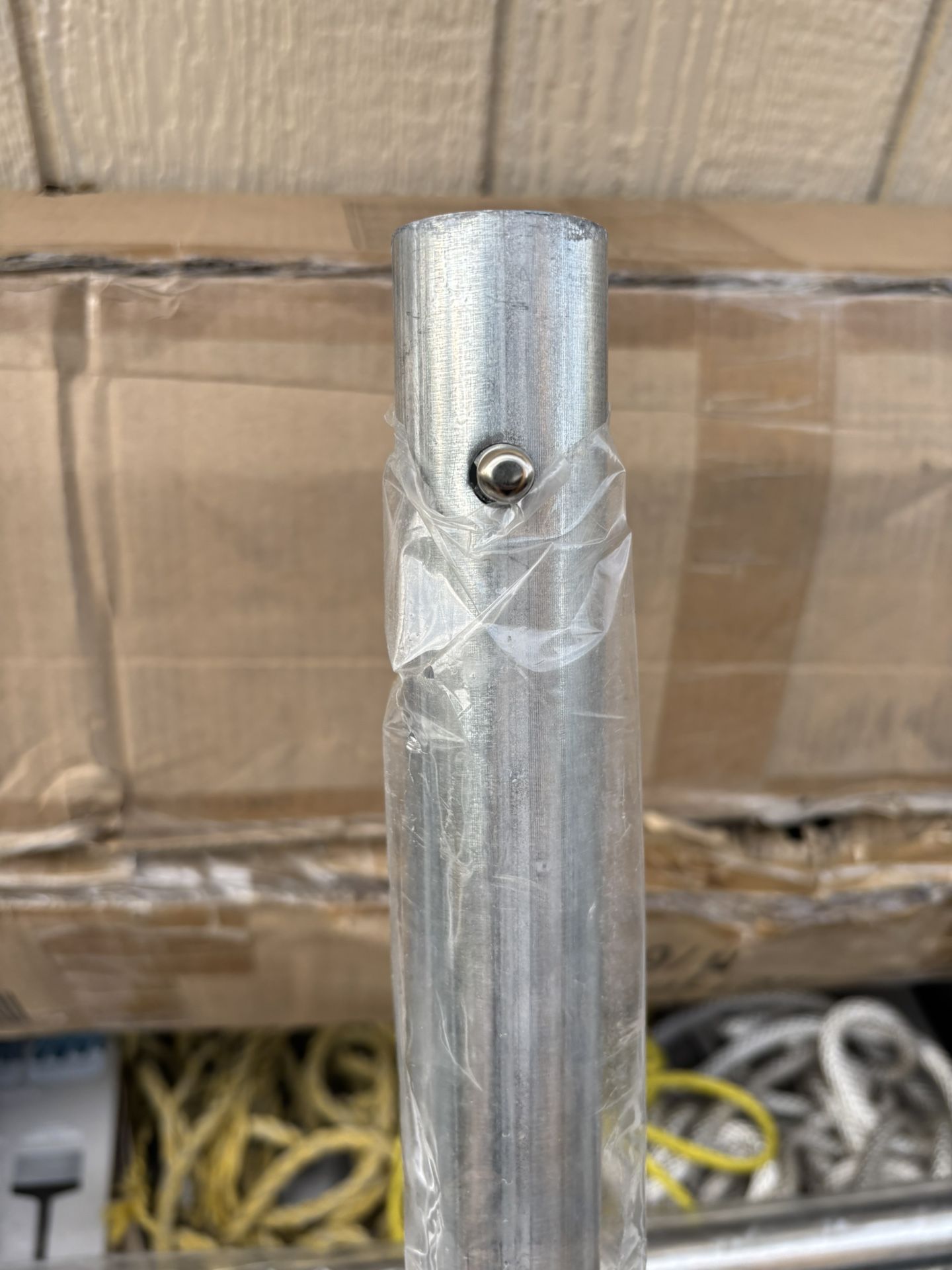 New Metal Poles - For Signs, Tents, Awnings, Braces, Small Fences, See Description For Sizes And Quantities - $10 Each