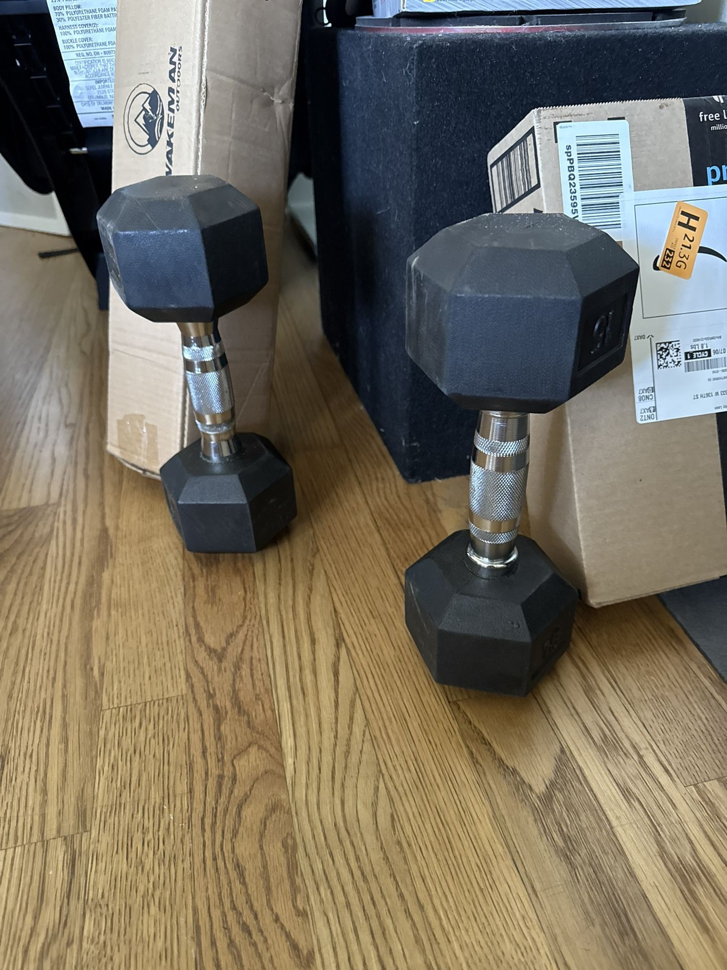 15 Pound Dumbbells 