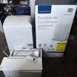 	Insignia - 250 Sq. Ft. Portable Air Conditioner - White CAN DELIVER WITHIN 15miles