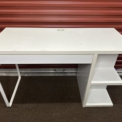 IKEA MICKE WHITE COMMUTER OFFICE DESK FURNITURE HOME PARTICLE BOARD SHELF 41 3/8x19 5/8 "