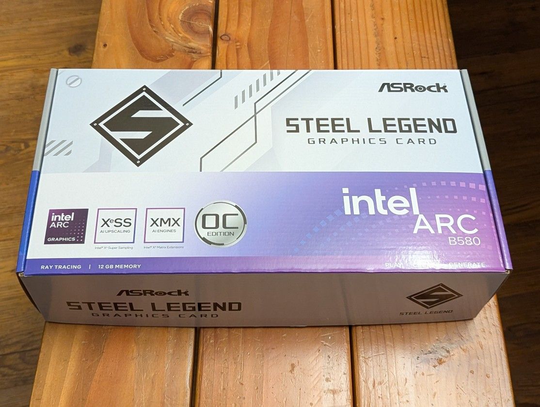 ASRock Steel Legend Intel ARC B580 GPU