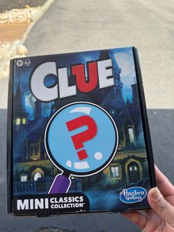 Hasbro Clue Mini Classics Collection Board Game