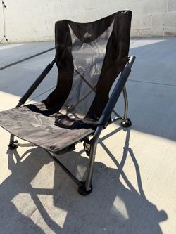Beach chairs black folding