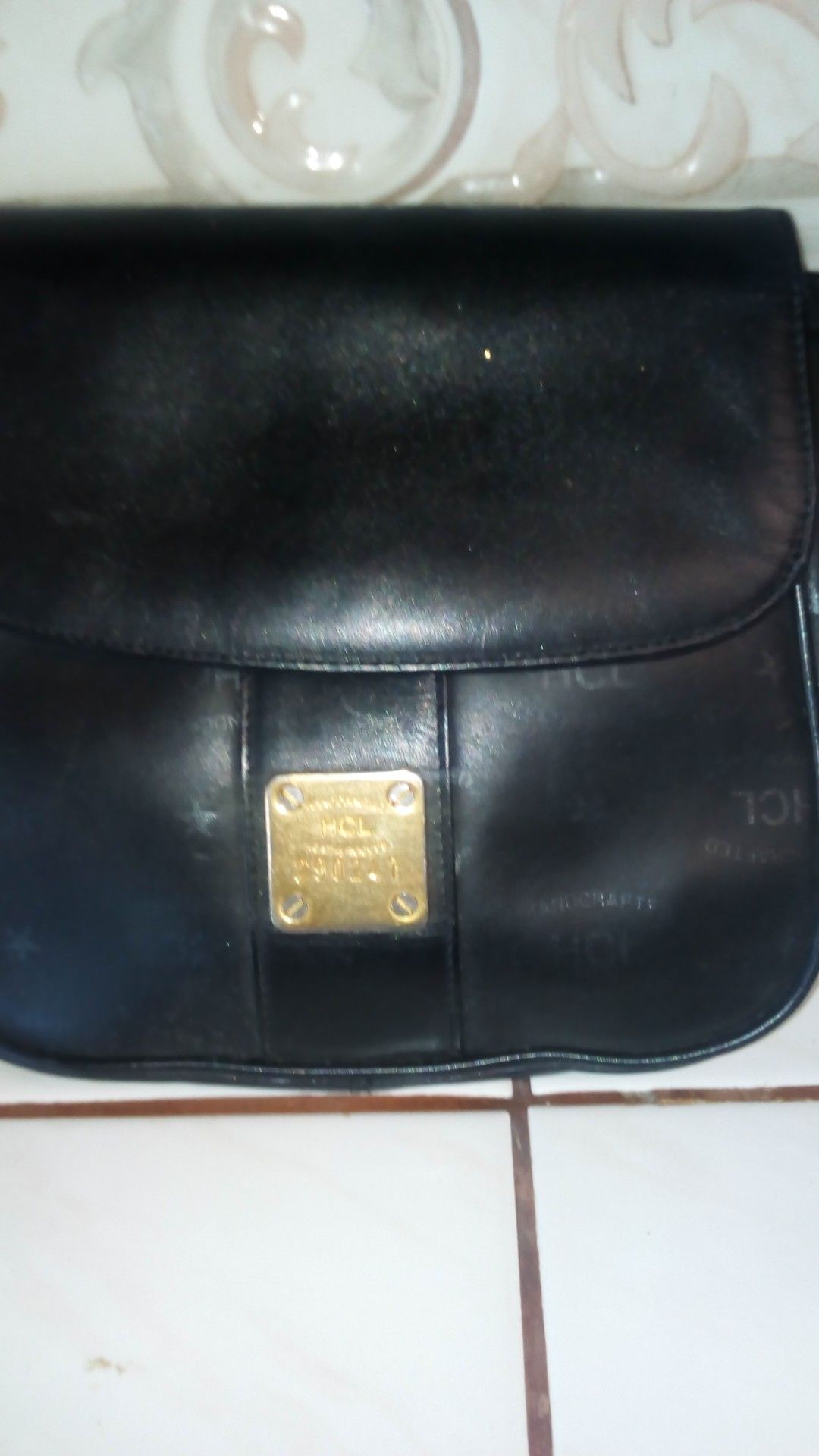 Authentic HCL crossbody bag leather flap