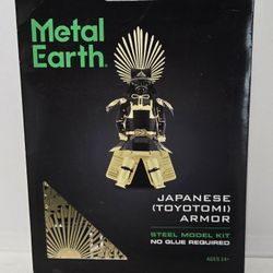 Fascinations Metal Earth Japanese Toyotomi Armor 3D Laser Cut Steel Model Kit