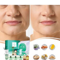 Green Botanical Facial Mask for Radiant Skin