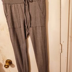Grey lounge wear pants, Love Streak, Size Small 
