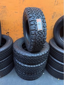 255/75R17 BF Goodrich Ko2 A/T High Tread Full Set of 4 Tires
