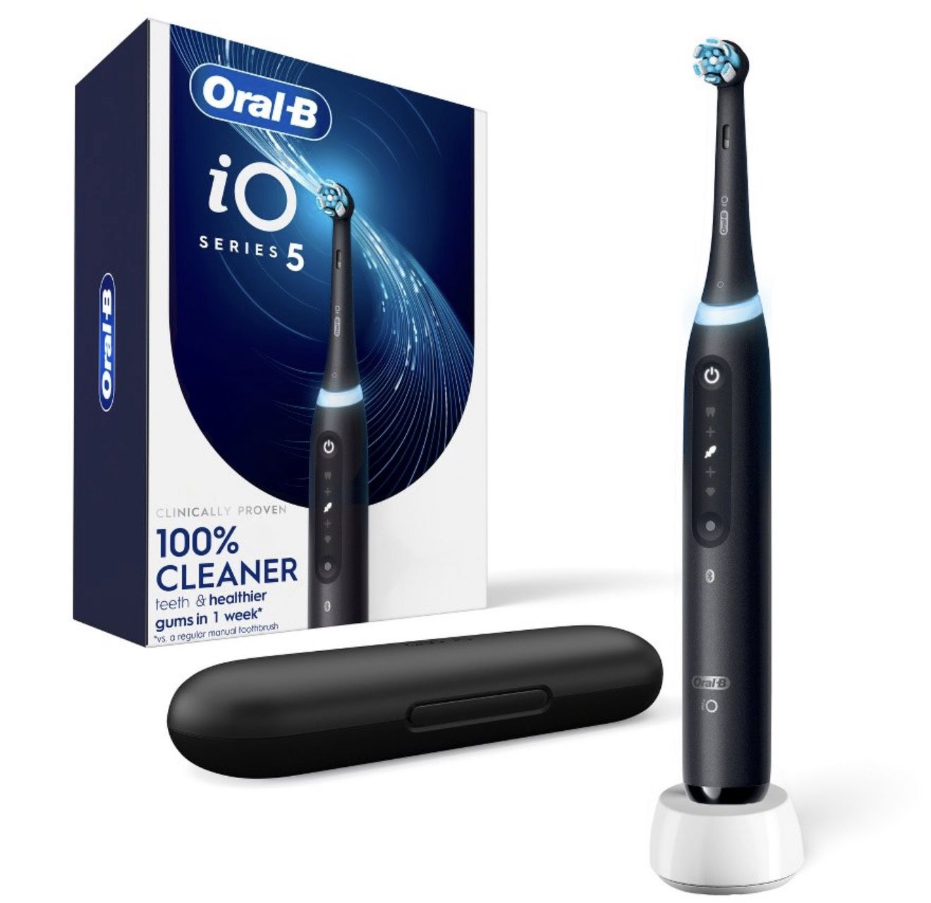 Oral-B iO Series 5 Rechargeable Toothbrush – Black, New in Box