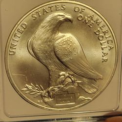 1984 D Olympic Commemorative Silver Dollar Coin Low Mintage