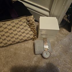 MK WRISTLET AND WATCH