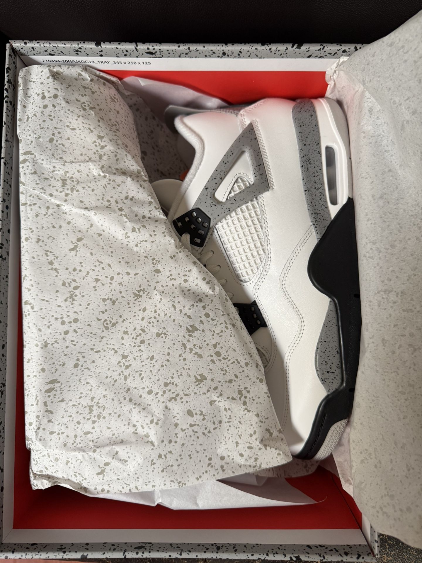 ON HAND Brand New Sz 11 Air jordan 4 IV White Cement