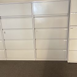 Four File Cabinets 