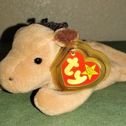 1995 Rare Ty Beanie DERBY w/ PVC Pellets And Tag Errors