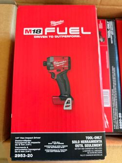 Milwaukee M18 FUEL 1/4" Hex Impact Driver Tool-Only