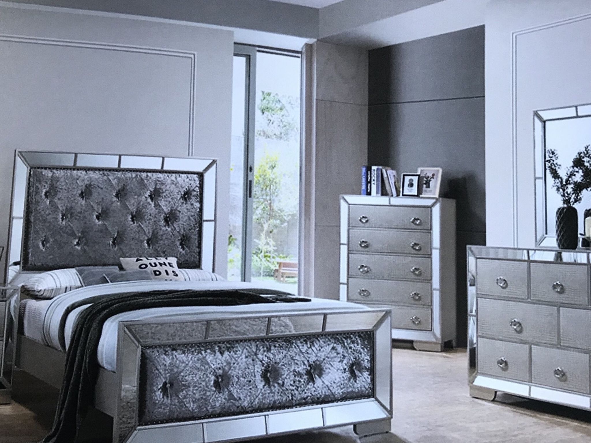 Brand New Queen Size Bedroom Set$$-1499. Financing Available No Credit Needed