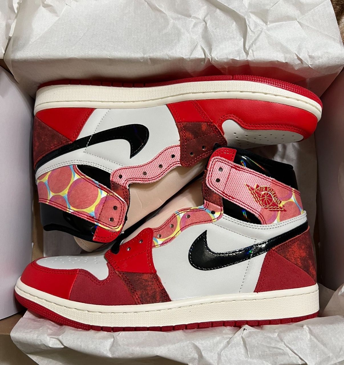 Marvel x Air Jordan 1 Retro High OG Spiderman “Next Chapter” Size 10.5 Men *New and Unworn*
