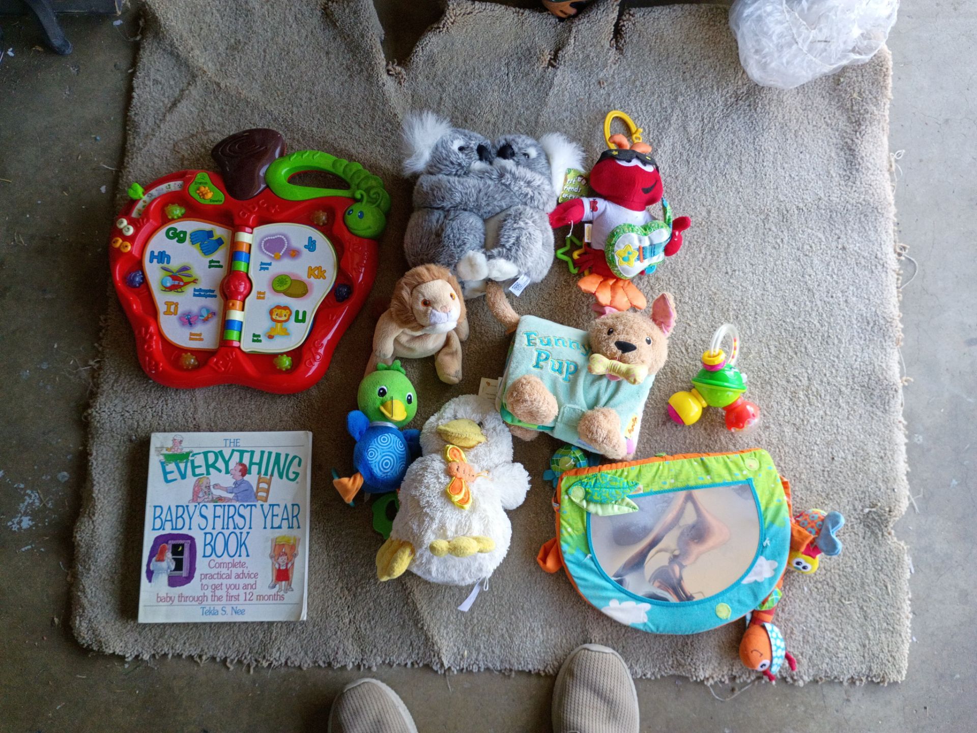 Assorted Baby Toys & Book