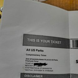 5  Sixflags Passes