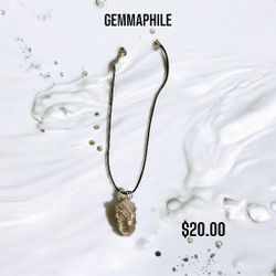 .925 Wire Wrapped Quartz Crystal Necklace