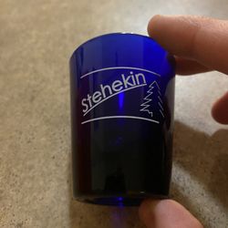 Blue Stehekin Shot- Glass