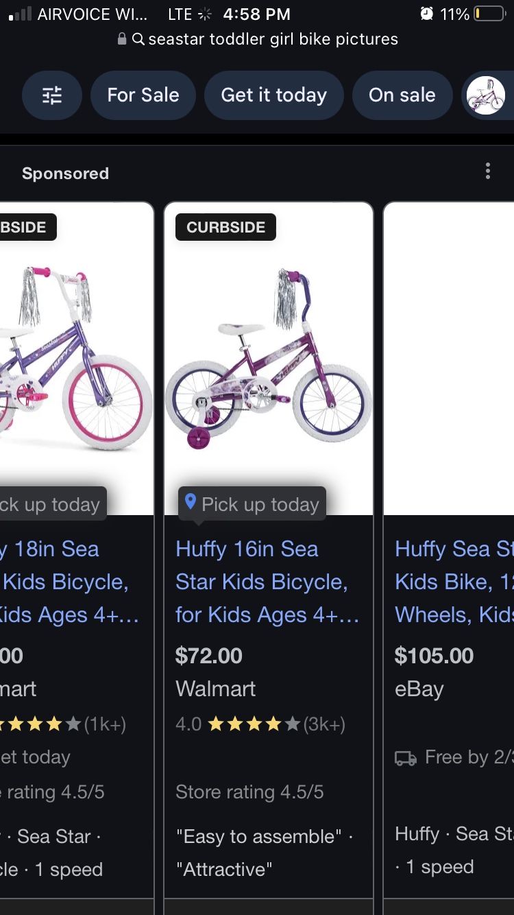 Girls Bike