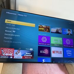 58’ Inch Smart Tv With Roku 