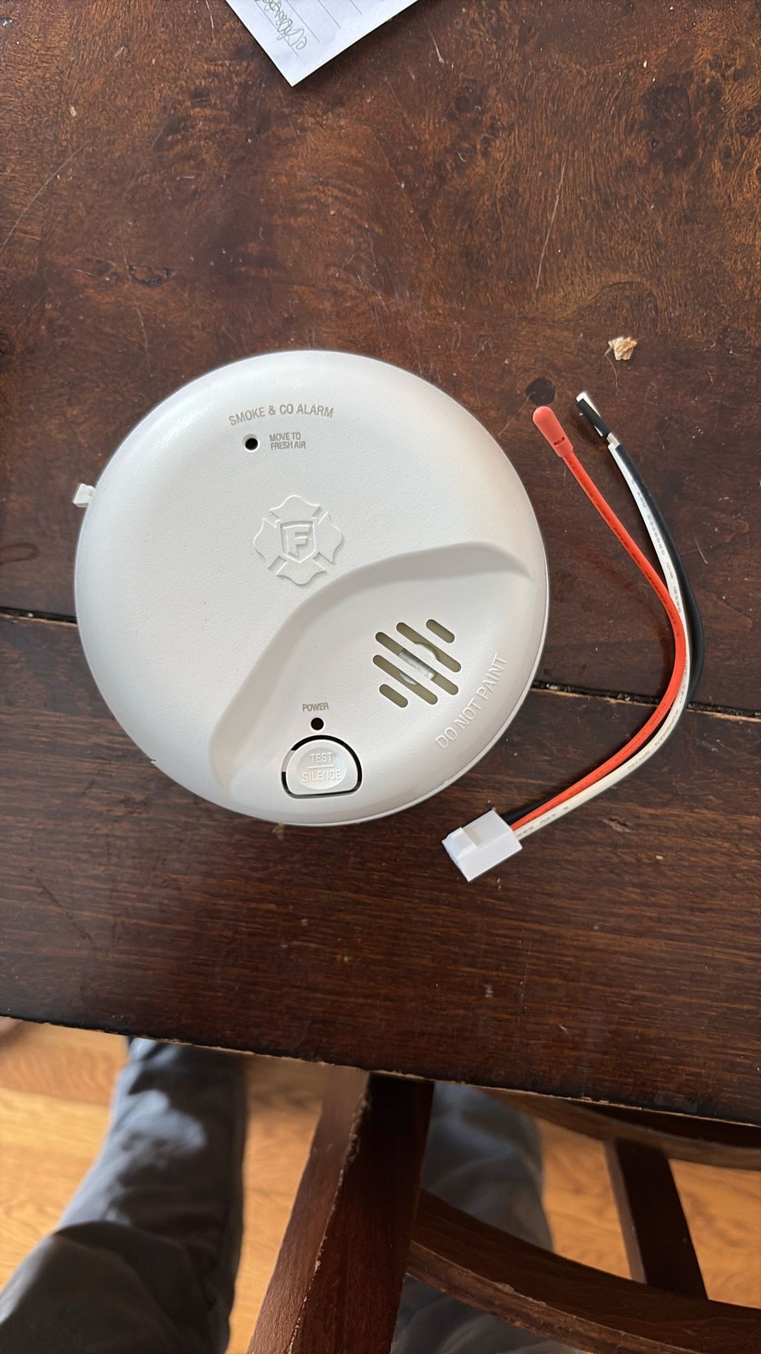First Alert Hardwired Smoke & Carbon Monoxide Alarm
