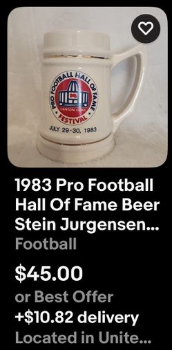 1983 Football Steins