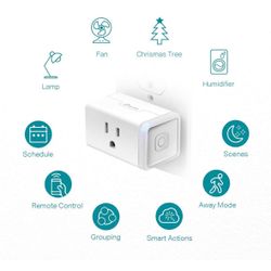 Kasa Smart Plug HS103P4, Smart Home Wi-Fi Outlet Works with Alexa, Echo, Google Home & IFTTT, No Hub Required, Remote Control, 15 Amp, UL Certified, 4