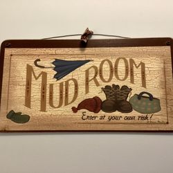 Mudroom Sign